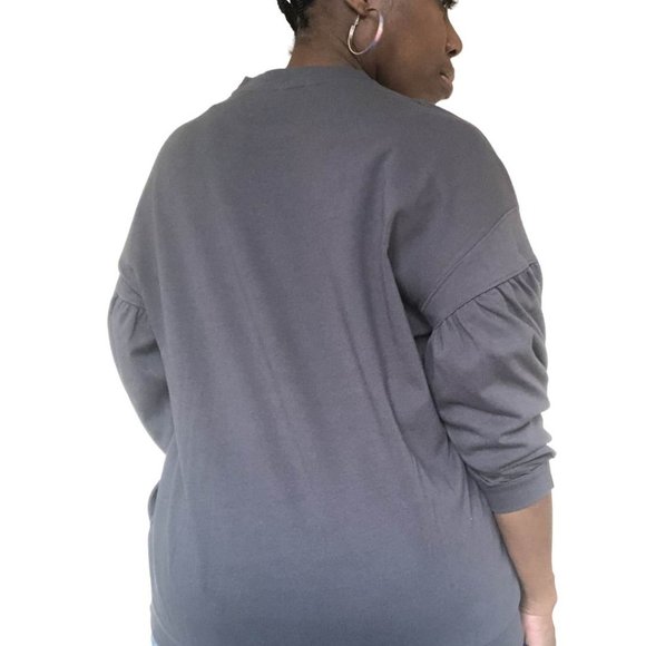 (NWT) Crewneck Longline Sweater w/Pockets - Picture 6 of 7